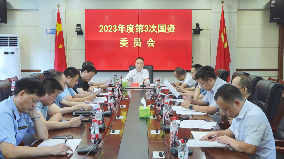 彭子晟主持召开2023年度第3次国资委员会