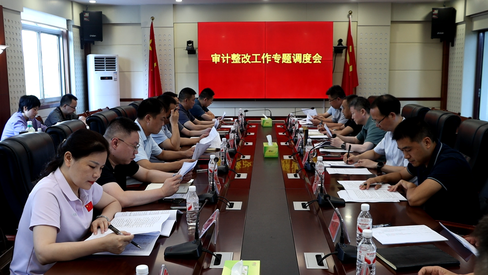 我市召開法開署貸款毛里湖國家濕地公園生物多樣性示范項目審計發(fā)現(xiàn)問題整改工作專題調(diào)度會