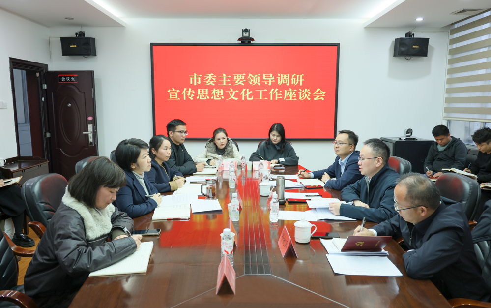 彭子晟调研宣传思想文化工作