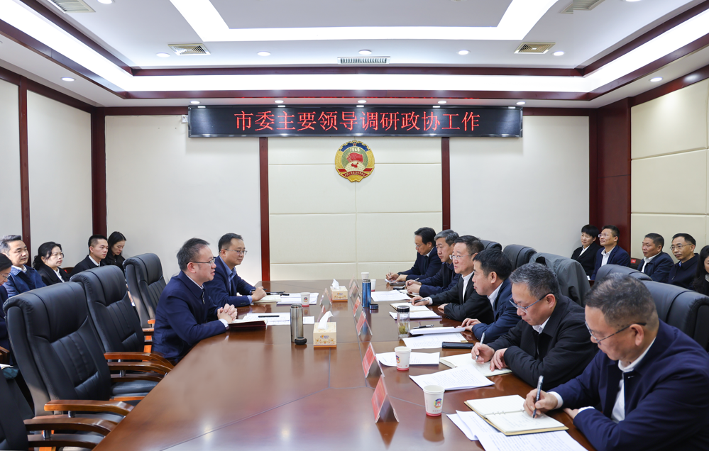彭子晟调研市政协工作