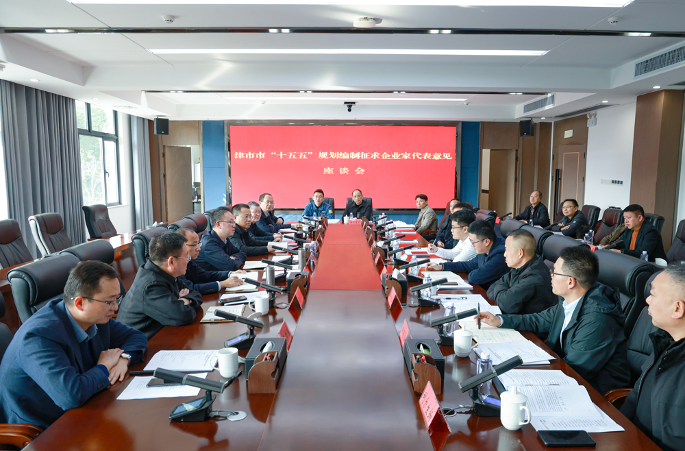 彭子晟主持召开津市市“十五五”规划编制征求企业家代表意见座谈会