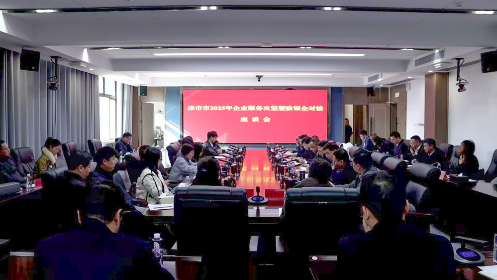 津市市2025年企业服务攻坚暨政银企对接座谈会召开