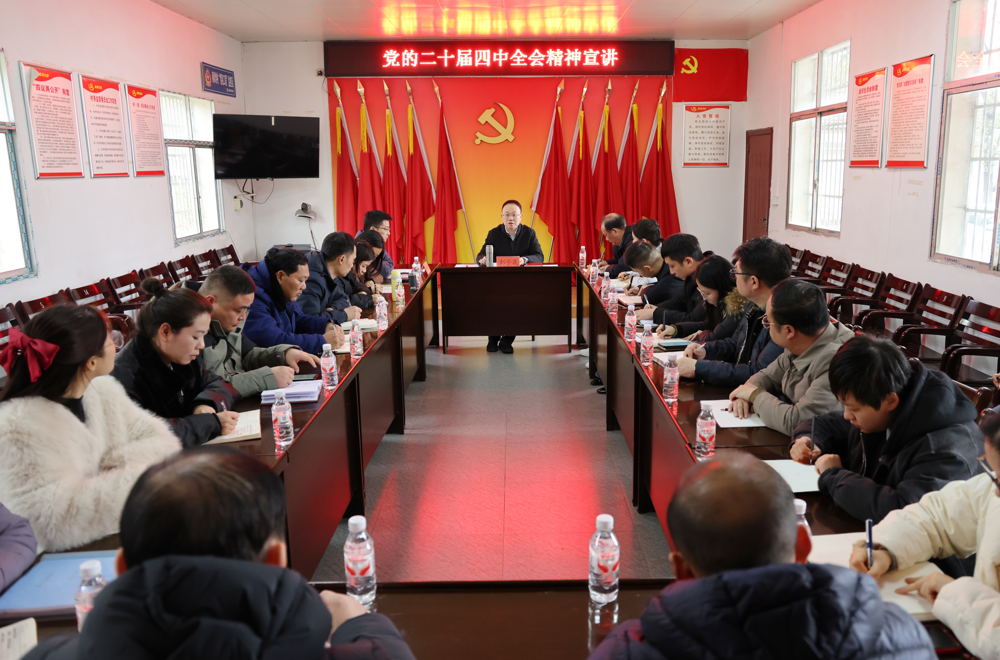 彭子晟赴药山镇开展党的二十届四中全会精神宣讲