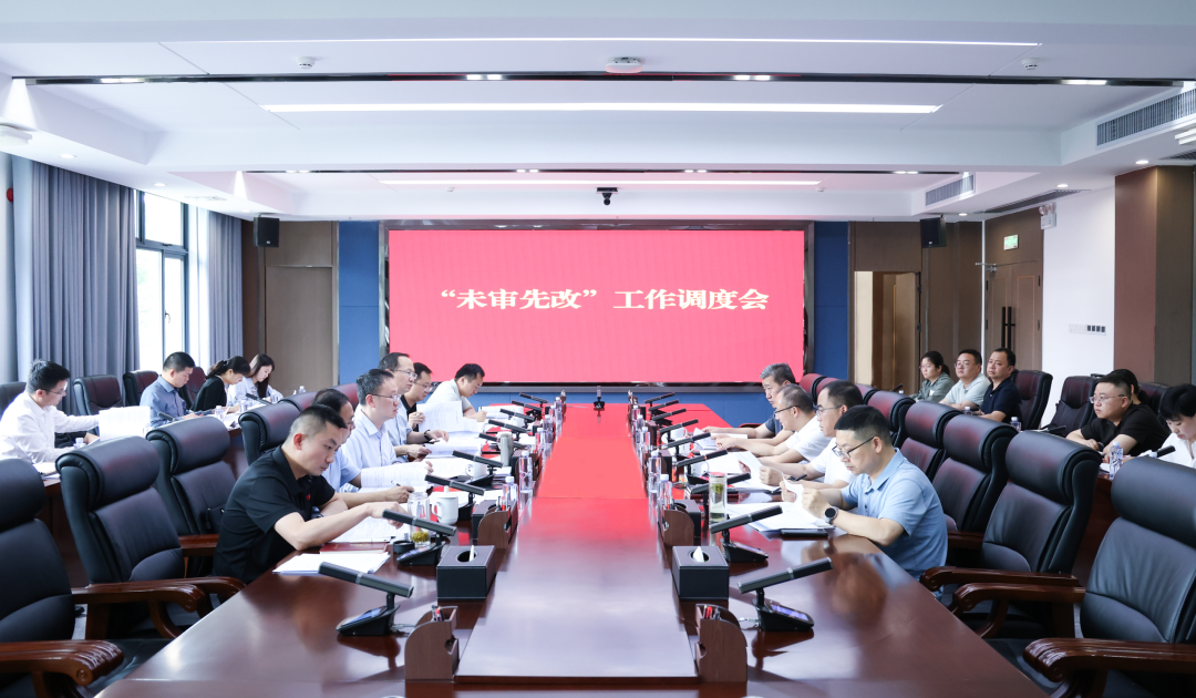 彭子晟调度“未审先改”工作