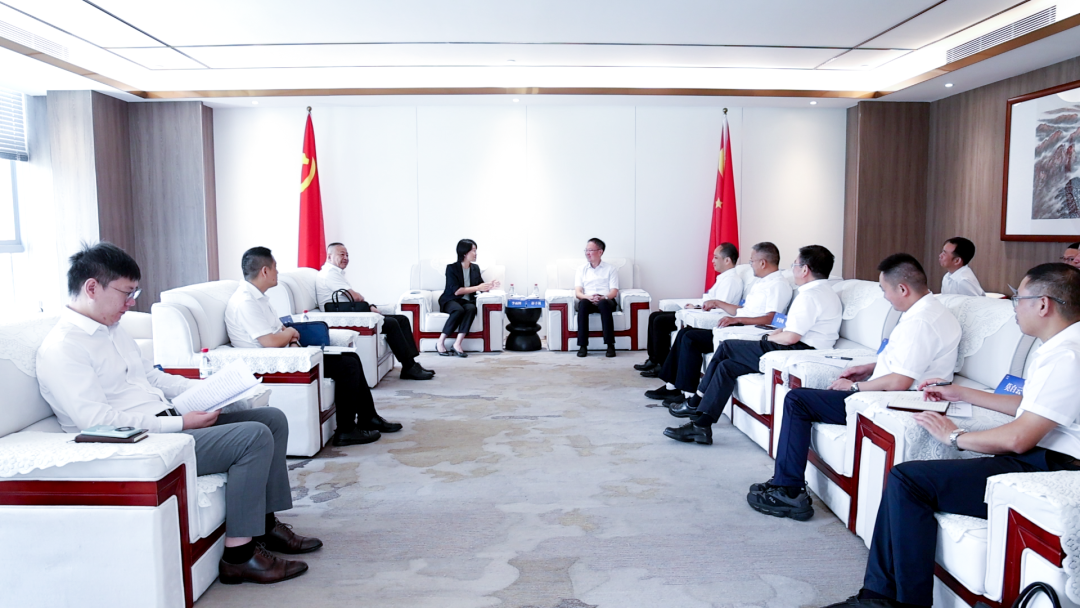 彭子晟拜访深圳市盐田港股份有限公司党委书记、董事长李雨田一行