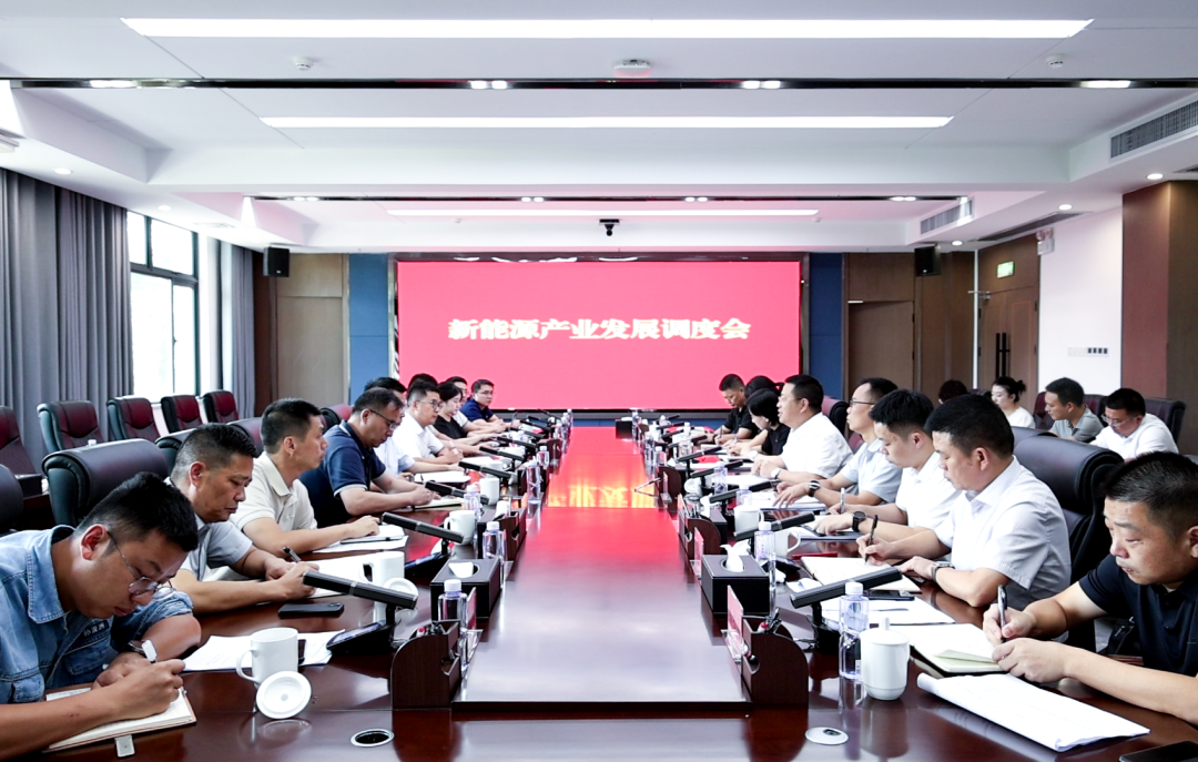 李军林主持召开新能源产业发展调度会