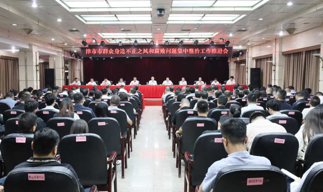 津市市召开群众身边不正之风和腐败问题集中整治工作推进会