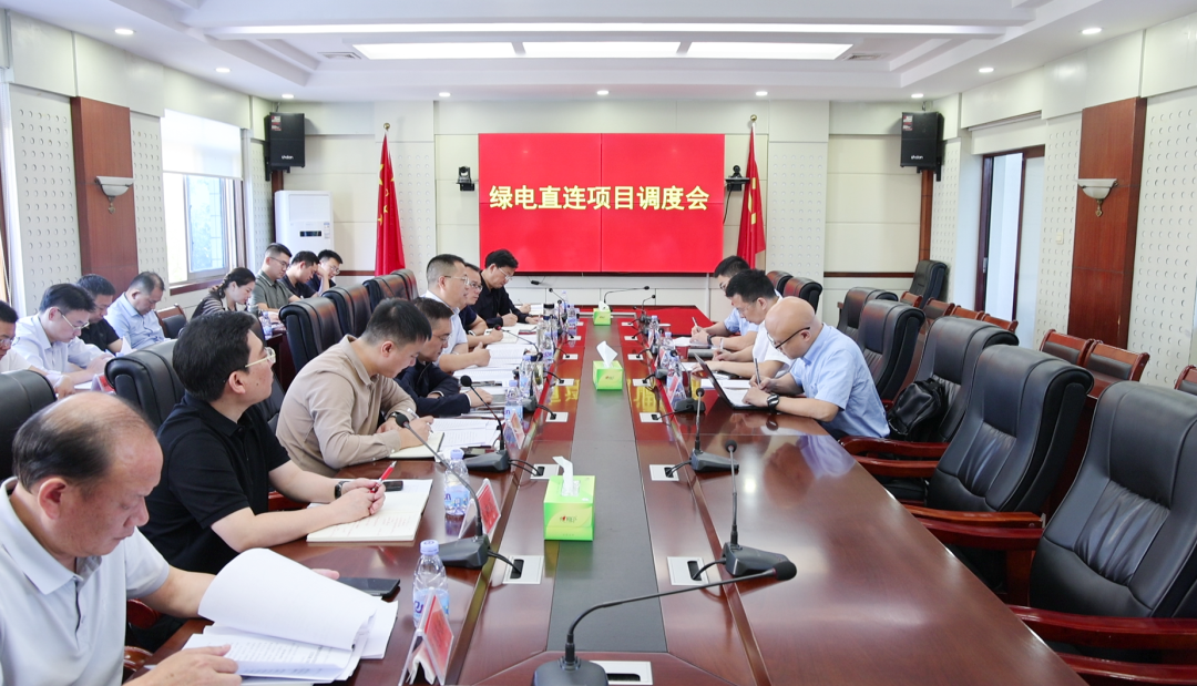 李军林主持召开绿电直连项目调度会